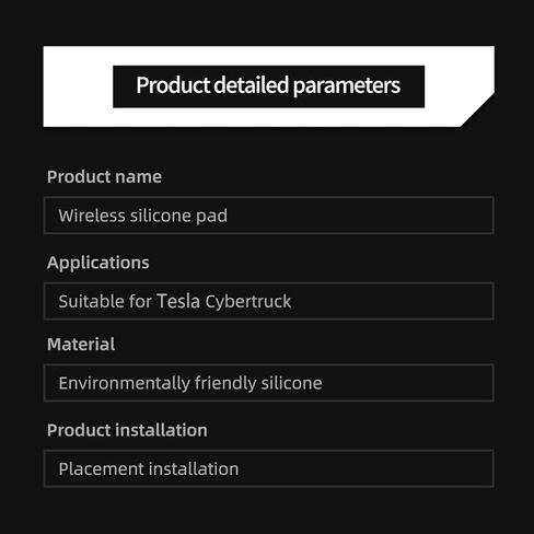 LUCKEASY for 2026 2025 Tesla Model Y Juniper New Center Console Wireless Charging Pad Non-Slip Silicone Mat Wireless Charger Mat for Model Y Accessories Black in Saudi Arabia