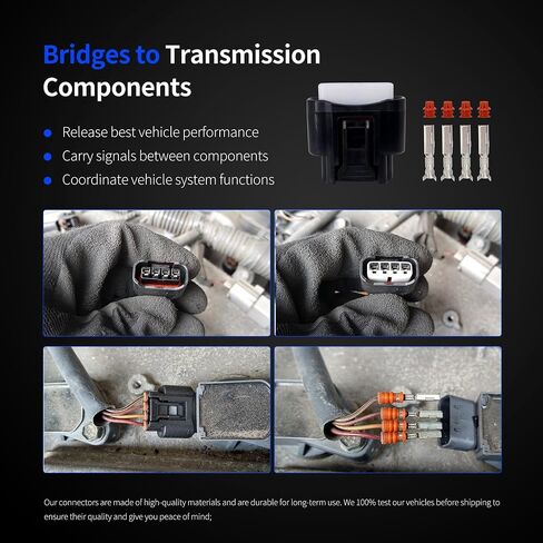 9U2Z14S411EA Ignition Coil Connector Compatible with Dodge Nitro, Ford E-350 Edge Explorer Transit 150 250 350, Jeep Wrangler, Lincoln MKC MKS, Compatible with Mazda 6 CX-9, Mercury Sable in Saudi Arabia