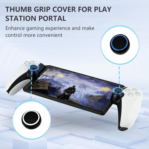 طقم استبدال عصا التحكم مكون من قطعتين لوحدة تحكم PlayStation Portal PS Portal/PS5 VR2، ترقية عصا التحكم التناظرية المضادة للانجراف، مجموعة أدوات إصلاح عصا التحكم التناظرية لإصلاح عصا الإبهام لوحدة تحكم Portal PS in Saudi Arabia