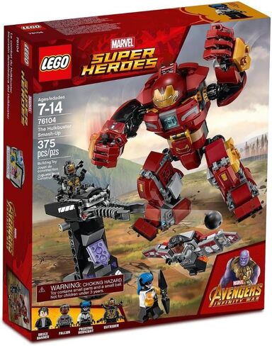 LEGO Marvel Super Heroes Avengers: Infinity War The Hulkbuster Smash-Up 76104 Building Kit features Proxima Midnight, Outrider, and Bruce Banner figures (375 Pieces) (Discontinued by Manufacturer) in Saudi Arabia