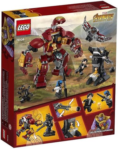 LEGO Marvel Super Heroes Avengers: Infinity War The Hulkbuster Smash-Up 76104 Building Kit features Proxima Midnight, Outrider, and Bruce Banner figures (375 Pieces) (Discontinued by Manufacturer) in Saudi Arabia