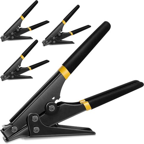 Shappy 4 Pcs Zip Tie Tool and Tensioning and Cutting Tool for Fastening and Cutting Plastic or Nylon, 7.67 Inches Length in Saudi Arabia