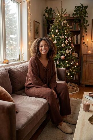 Zesica للسيدات المكون من قطعة 2 قطعة صالة Pajama مجموعات 2025 خريف الأكمام طويلة الأكمام سراويل الساق على نطاق واسع مطابقة ملابس الشتاء in Saudi Arabia