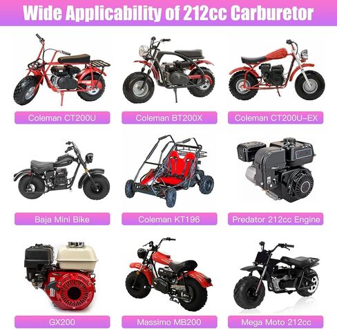 PZ27 Carburetor Kit Throttle Cable Assembly متوافق مع المفترس 212 192CC COLEMAN KT196 CT200U TAOTAO COLLSTER CG 125CC 150CC 250CC ENTREC in Saudi Arabia