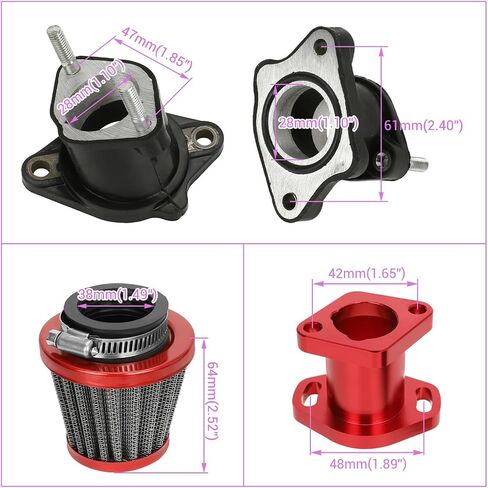 PZ27 Carburetor Kit Throttle Cable Assembly متوافق مع المفترس 212 192CC COLEMAN KT196 CT200U TAOTAO COLLSTER CG 125CC 150CC 250CC ENTREC in Saudi Arabia