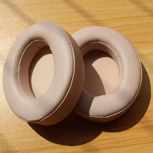 Beats Studio 3 Ear Pads, BUTIAO Replacement Protein Leather Earpads Memory Foam Ear Cushion Cups Repair Parts for Beats Studio 3 Studio 2 Wireless Wired Headphones by Dr.Dre - Champagne in Kuwait