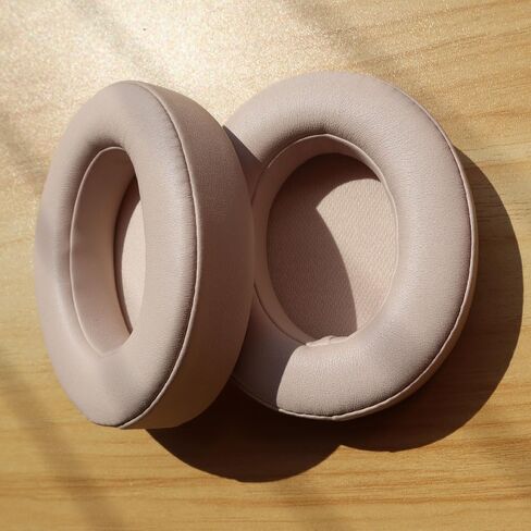 Beats Studio 3 Ear Pads, BUTIAO Replacement Protein Leather Earpads Memory Foam Ear Cushion Cups Repair Parts for Beats Studio 3 Studio 2 Wireless Wired Headphones by Dr.Dre - Champagne in Kuwait