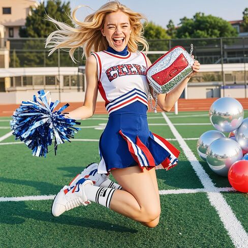 12 Pairs Cheerleader Socks Cheer Ankle Sock Women Girls Cheerleading Gifts for Team Gifts Stuff Accessories in Saudi Arabia