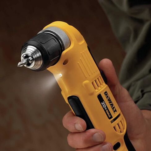 مجموعة أدوات الحفر/المفك اللاسلكي ذات الزاوية اليمنى بحد أقصى 20 فولت من ديوالت (DCD740C1) in Kuwait