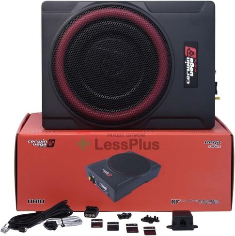 Cerwin Vega VPSTX12 12" 600W Built- in Amplifier Powered Spare Tire Subwoofer Compact in Kuwait