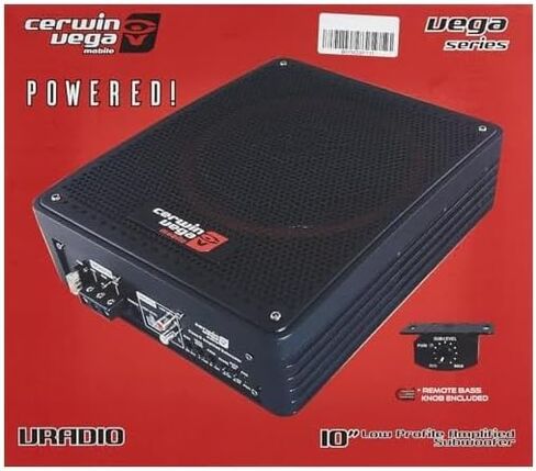 Cerwin Vega VPSTX12 12" 600W Built- in Amplifier Powered Spare Tire Subwoofer Compact in Kuwait