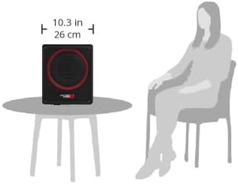 Cerwin Vega VPSTX12 12" 600W Built- in Amplifier Powered Spare Tire Subwoofer Compact in Kuwait