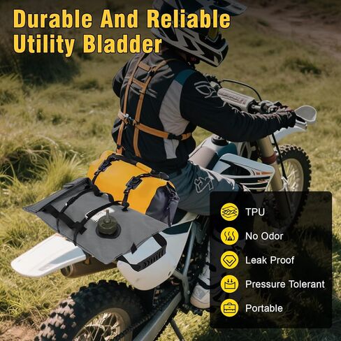 5 Gallon Armadillo Bag, Double Wear Resistant Collapsible Utility Bladder for Safe Transportation and Storage of Automotive Fluids, for Motorcycles, ATVs, UTVs in Saudi Arabia