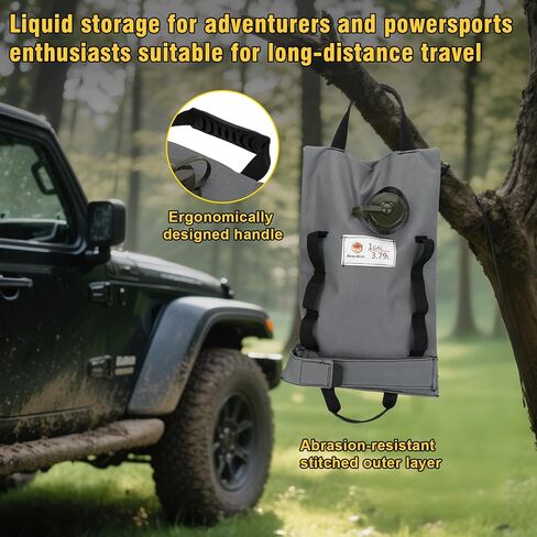 5 Gallon Armadillo Bag, Double Wear Resistant Collapsible Utility Bladder for Safe Transportation and Storage of Automotive Fluids, for Motorcycles, ATVs, UTVs in Saudi Arabia
