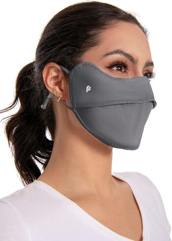 UPF 50+ UV Sun Protection Cover/Device ، Balaclava ، قناع للوجه القابل لإعادة الاستخدام ، مقاوم للغبار ، تبريد ، تنفس in Kuwait