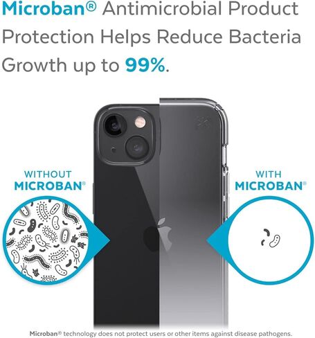 Speck MagSafe Case for iPhone 13 - Drop & Camera Protection, Clear Phone Case, Wireless Charging Compatible, Fits All 6.1 Inch Models - Clear in Saudi Arabia