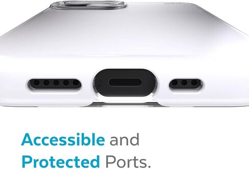 Speck MagSafe Case for iPhone 13 - Drop & Camera Protection, Clear Phone Case, Wireless Charging Compatible, Fits All 6.1 Inch Models - Clear in Saudi Arabia
