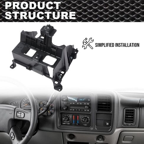 Dash Panel Double DIN Radio Cage Bracket Compatible with Chevy Silverado Tahoe Suburban GMC Sierra Yukon 2003-2006 in Saudi Arabia