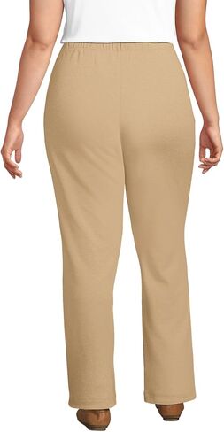 Lands' End Women's Sport Knit High Rise Elastic Waist Pull On Pants in Kuwait