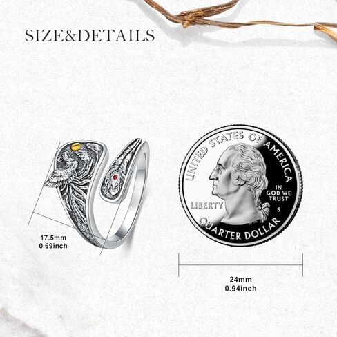 MONGAS Hummingbird Ring 925 Sterling Silver Vintage Antique Spoon Rings Hummingbird Jewelry Gifts for Women in Saudi Arabia