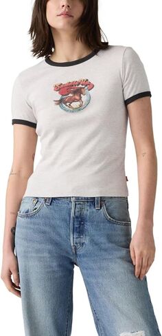 Levi's Women's Perfect Graphic Tee Shirt in Saudi Arabia