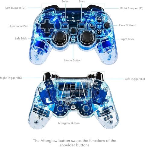وحدة التحكم اللاسلكية Afterglow: Signature Blue - PS3 in Saudi Arabia