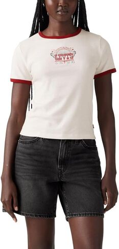Levi's Women's Perfect Graphic Tee Shirt in Saudi Arabia