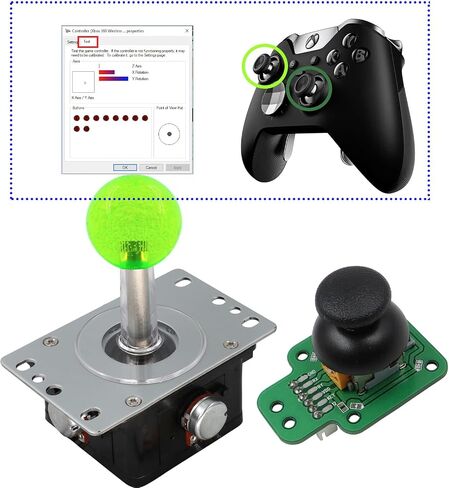 SJ@JX 3D Analog Joystick Sensor Module with LED - Compatible Encoder in Saudi Arabia