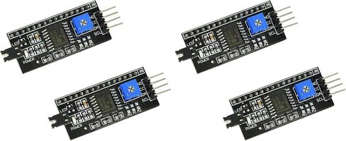 HiLetgo 2pcs 5V 2004 1602 LCD Display IIC I2C Adapter IIC Serial Interface Adapter for Arduino Robort Parts in Kuwait