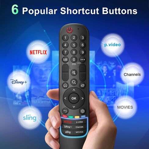 بديل صوتي لجهاز التحكم عن بعد Google Chromecast، لجهاز التحكم عن بعد Google TV وGoogle TV Streamer (أزرق) in Kuwait