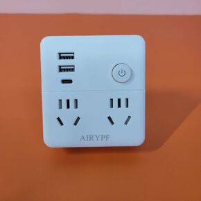 AIRYPF Power adapters Independent power switch for convenient and worry-free power use in Saudi Arabia