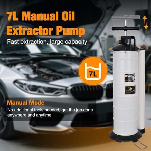 GOOACC Oil Extractor Pump, 500CC Fluid Extractor Automotive Manual Fuel Suction & Filler Pump with Extension Hose Syringe Vacuum Pump, Brake Fluid Extractor for Oil Change Extraction Transfer (500ml) in Saudi Arabia