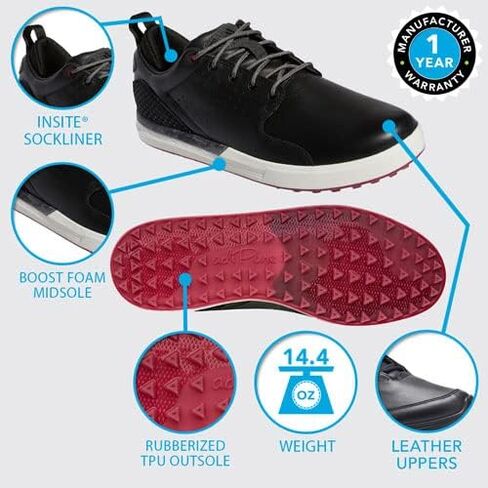حذاء الجولف Flopshot Spikeless من أديداس للرجال in Saudi Arabia