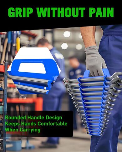 حامل صندوق أدوات أدوات Swanlake 4-Pack Magnetic Wrench ، 2pcs 15 شحمة و 2pcs منظمي مفحوتة 12 فحف ، SAE & Metric Ratchet Box for Tool in Kuwait