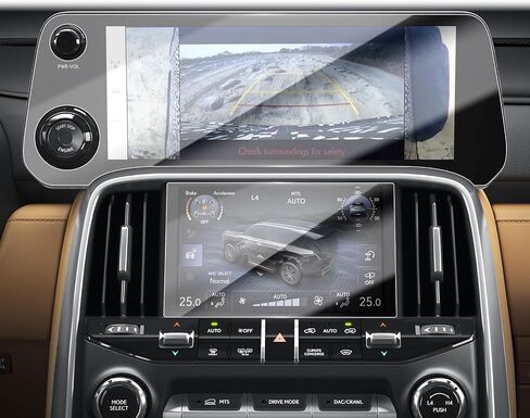 مناسب لـ 2022-2025 Lexus LX600h/700h Luxury/700h+F Sport AWD 12.3 بوصة واقي للشاشة فيلم 9H أزرق من الزجاج المقسى GPS للملاحة ملحقات حامي الشاشة التي تعمل باللمس in Kuwait