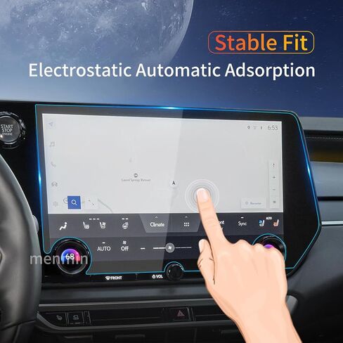 Suitable for 2022-2025 Lexus LX600h/700h Luxury/700h+F Sport AWD 12.3-inch screen protector film 9H Blue Tempered Glass GPS Navigation Touchscreen Protector accessories in Kuwait