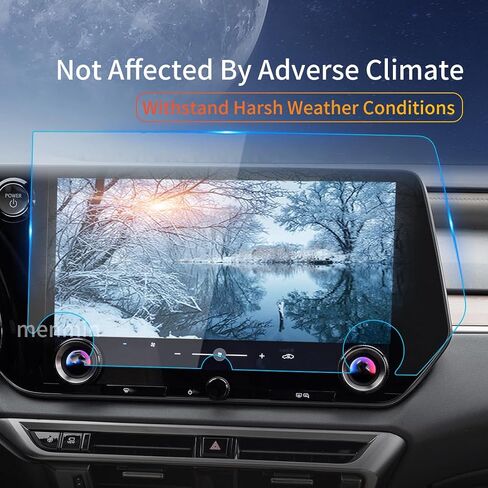 Suitable for 2022-2025 Lexus LX600h/700h Luxury/700h+F Sport AWD 12.3-inch screen protector film 9H Blue Tempered Glass GPS Navigation Touchscreen Protector accessories in Kuwait