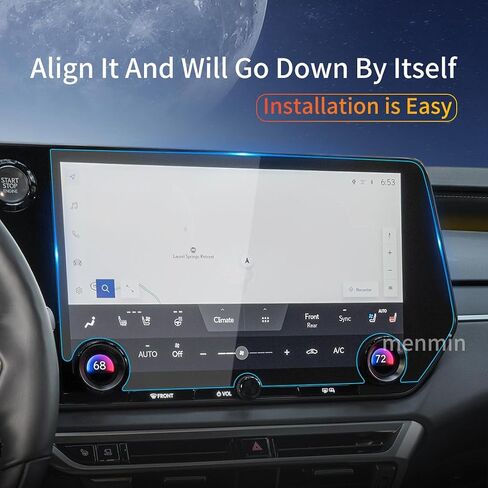 Suitable for 2022-2025 Lexus LX600h/700h Luxury/700h+F Sport AWD 12.3-inch screen protector film 9H Blue Tempered Glass GPS Navigation Touchscreen Protector accessories in Kuwait
