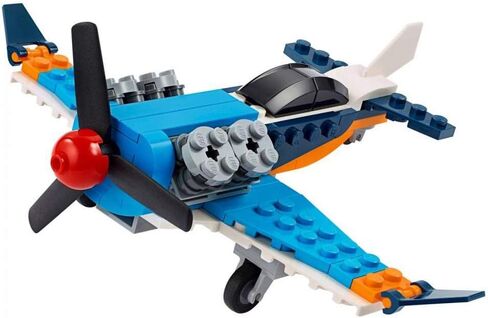LEGO Creator 3in1 Propeller Plane 31099 Flying Toy Building Kit, New 2020 (128 Pieces) in Saudi Arabia