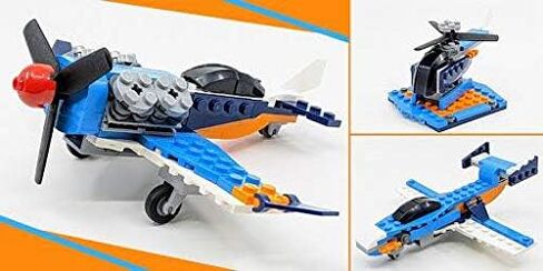 LEGO Creator 3in1 Propeller Plane 31099 Flying Toy Building Kit, New 2020 (128 Pieces) in Saudi Arabia