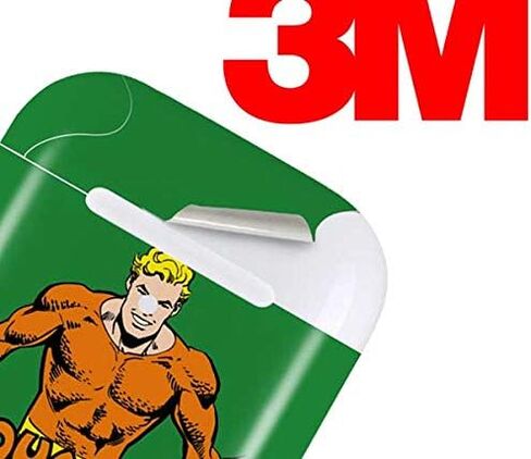 غلاف صوتي من Skinit متوافق مع Apple AirPods 2 - التصميم الرئيسي لملصق فيلم DC Comics المرخص رسميًا in Saudi Arabia