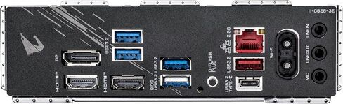 GIGABYTE B550I AORUS PRO AX (AM4 AMD/B550/Mini-Itx/Dual M.2/SATA 6Gb/s/USB 3.2 Gen 1/WiFi 6/2.5 GbE LAN/PCIe4.0/Realtek ALC1220-Vb/DisplayPort 1.4/2xHDMI 2.0B/RGB Fusion 2.0/DDR4/Gaming Motherboard) in Saudi Arabia