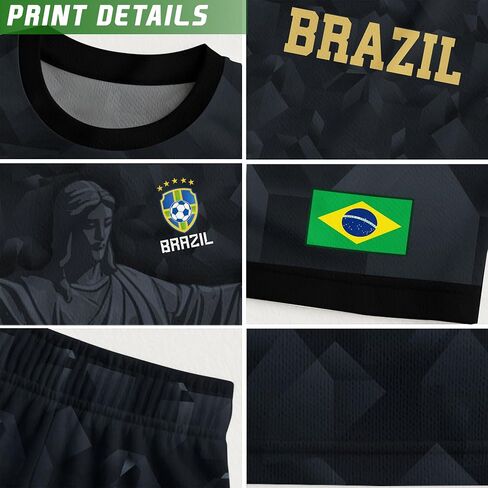Brazilian Jersey Boys, Brazil Soccer Jerseys, Brazil Jersey Kids, Brazilian Soccer Shirt, Youth Jerseys in Saudi Arabia