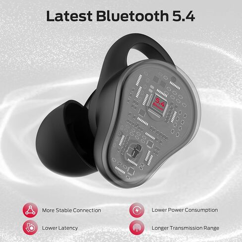 سماعات أذن لاسلكية Monster N-Lite 210، سماعات رأس ستيريو بلوتوث 5.4 داخل الأذن، ميكروفون مدمج لإجراء مكالمات واضحة للغاية، وقت تشغيل 32 ساعة، شحن سريع من النوع C، سماعات أذن داخل الأذن مقاومة للماء للرياضة in Saudi Arabia