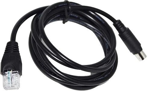 كابل اتصال MINI DIN 8PIN إلى RJ45 RS485 لوحدة تحكم TWIDO المتوافقة مع TWDXCARJP03P TWD XCA RJP03P KABLE (3 أمتار) in Kuwait