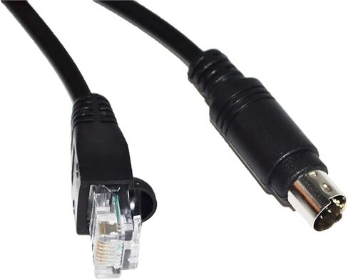 كابل اتصال MINI DIN 8PIN إلى RJ45 RS485 لوحدة تحكم TWIDO المتوافقة مع TWDXCARJP03P TWD XCA RJP03P KABLE (3 أمتار) in Kuwait
