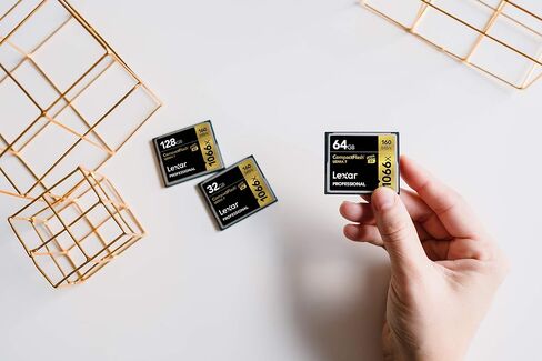 Lexar Professional 1066x 64GB (2-Pack) CompactFlash Card, Up to 160MB/s Read, for Professional Photographer, Videographer, Enthusiast (LCF64GCRBNA10662) in Saudi Arabia