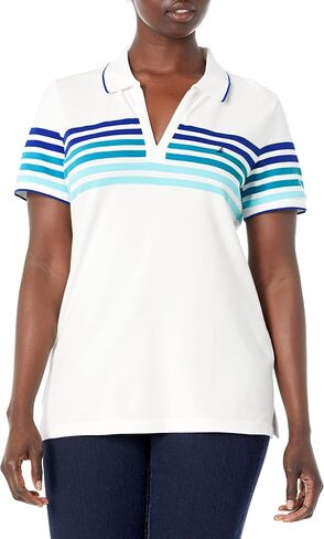Nautica Women's Stretch Cotton Polo Shirt in Saudi Arabia