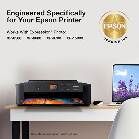 Epson T312 Claria Photo HD - خرطوشة حبر صفراء عالية السعة - (T312XL420-S) لطابعات الصور المختارة (عبوة من 2) in Saudi Arabia