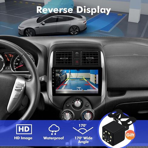 ستيريو سيارة 9 بوصة IPS تعمل باللمس Android 14 لسيارة Nissan Versa Note 2014-2018 مع CarPlay اللاسلكي وAndroid Auto 2+64GB راديو السيارة، يدعم WiFi 6، Bluetooth، 5.4، كاميرا احتياطية، SWC in Kuwait
